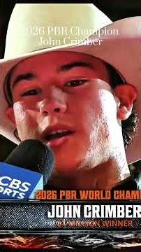 Bull Riding's King is Crowded JOHN CRIMBER The 2026 PBR Champion #rodeo #bullriding #cowboys