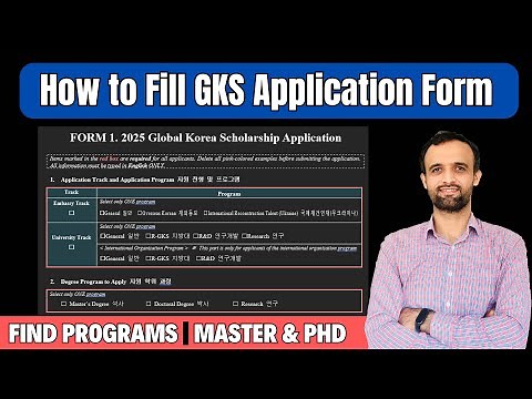GKS 2025 Application: Step-by-Step Form Guide & University Selection (Avoid Mistakes!)