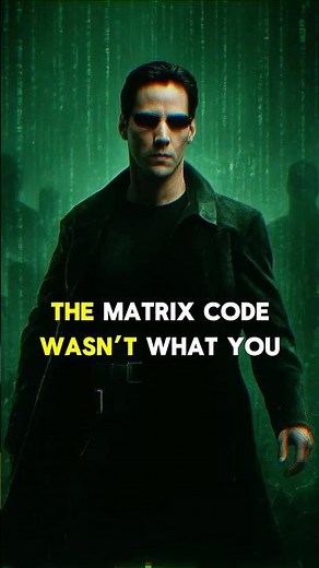 The Real Secret Behind the Matrix Code #shorts #thematrix #moviefacts
