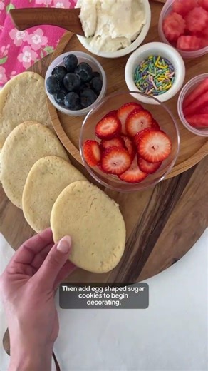 What are you putting on your Easter cookie? 🍪🍓