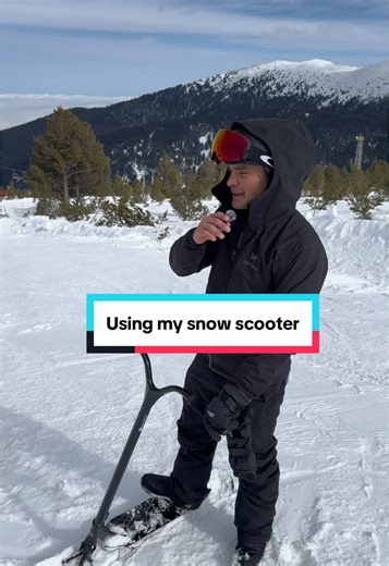 Exploring Bansko on My New Snow Scooter