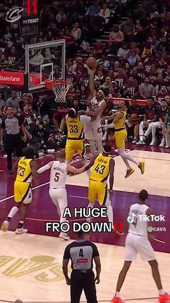 Jarrett Allen's Impressive Dunk in NBA Playoffs