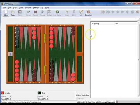 GNU Backgammon Part 1 - Install, Play, Backgammon Notation