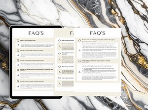 Client FAQ Template for Coaches: Editable Canva One-pager - Etsy Canada