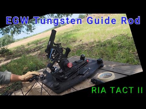 RIA 1911 .45 stock SS guide rod vs EGW Tungsten guide rod
