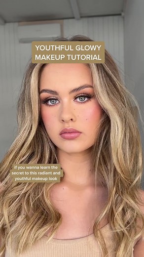 Radiant, youthful makeup tutorial 💗✨ #makeupartist