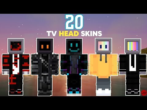 Top 20 Tv Head Skin || MINECRAFT SKIN