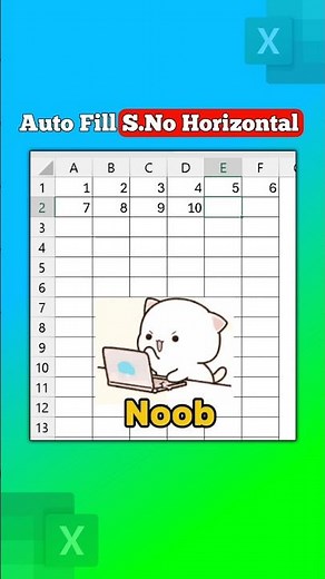 Stop Typing Serial Numbers Like a Noob 😶 | Do This Smart Trick in Excel 💡 #Excel #excelExcelTips