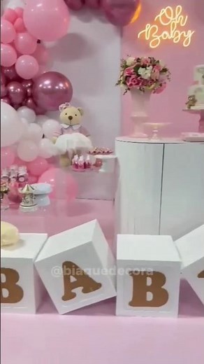 Decoração de Chá de Bebê Menina Tema Ursinha | Inspiração Delicada e Encantadora