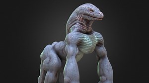 Lizard Man - 3D model by Siamak Tavakoli (@payamtavakoli)