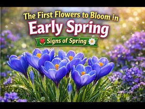 The First Flowers to Bloom in Early Spring 🌷 | Signs of Spring