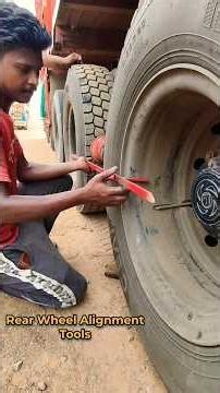 A Mechanic Expertly Adjust the Rear Wheel Alignment #shorts #shortsfeed #santoshpattimistry