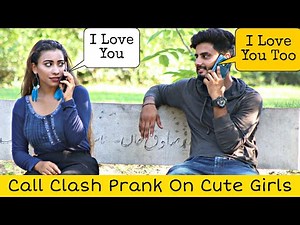 Call Clash Prank on Cute Girls ‪@ThatWasCrazy‬