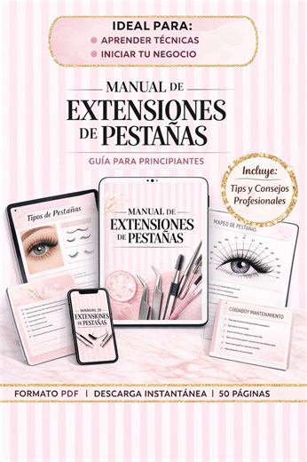 Eyelash Extension Manual for Beginners | Complete Lash Artist Guide | Digital PDF Ebook | Basic Eyelash Course | Download I - Etsy