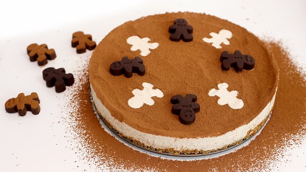 Gingerbread Man Cheesecake
