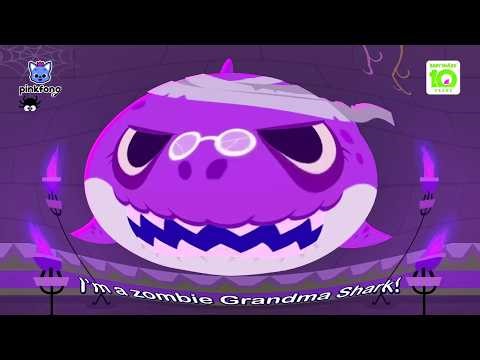 I'm A Zombie Grandma Shark - Baby Shark (Powered By:Klasky Csupo Effects)