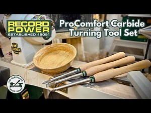 Woodturning Made Easy With Record Power Pro Comfort Carbide Tools. Lathe #woodturning