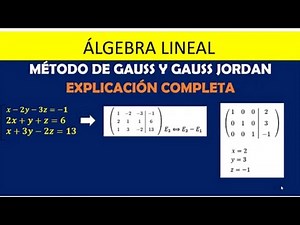 Gauss-Jordan 3x3 step-by-step — Solve linear systems quickly and easily. Linear algebra lessons.