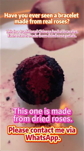Real Rose Bracelet | Oriental Herbal Bead Bracelet