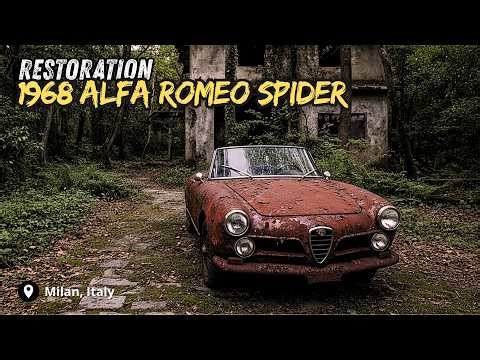 Lost in the Jungle for Decades — A 1968 Alfa Romeo Spider That Refused to Fade Away