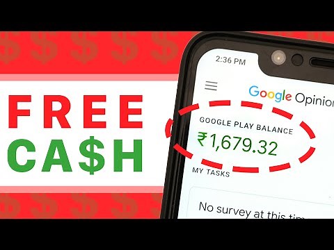 GET FREE GOOGLE PLAY CREDITS! (Legally)