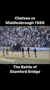 212K views · 1K reactions | Chelsea vs Middlesbrough 1988, Second Division Play Off Final, The Battle of Stamford Bridge. #chelsea #cfc #footy #chels #properchels #blues #football #terraces #casuals #boro #middlesbrough #epl #bpl #playoffs #stamfordbridge #bridge #thebridge #hooligans #police #1980s #80s #skinheads #punk | Proper Chels | Facebook