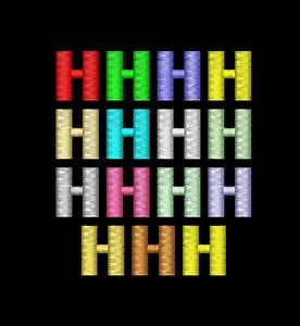 Embroidery Tension Test - Bobbin Test - 15 Needle - Machine Embroidery - Etsy