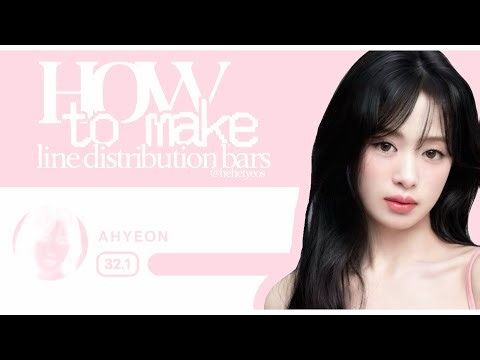 tutorial on how to make line distribution bars!