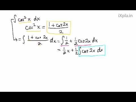 Integral of (cos(x))^2