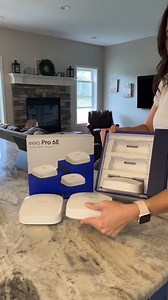 2.2K views · 15 reactions | "Setup's a breeze—you just plug it in, open the app, and it's ready to go in minutes." ⭐ eero Pro 6E delivers fast wifi to every room, floor, and corner of your home  | eero | Facebook