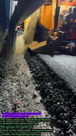 Amazing Asphalt Paving Machine in Action | Road Construction Technology