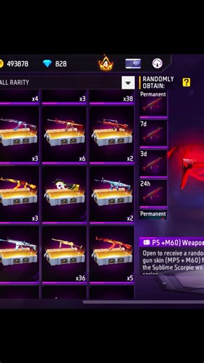 GUN BOX OPEN MY GOOD LUCK IN FREE FIRE