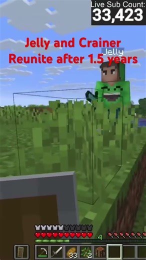 Jelly and Crainer reunited after 1.5 years#gta #jelly #robust #crainer #minecraft #slogo
