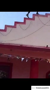 5.1K views · 78 reactions | Viral Video | Social media ablaze over a video showing an attempt to install a saffron flag on a Church cross. Amidst the Pranpratishtha of Ram Lalla in Ayodhyadham, this incident sparks concerns about religious harmony in India. ️ #theassamtribune #viralvideo #viralreels #reels #rammandir #ayodhya #pranpratishtha | The Assam Tribune | Facebook