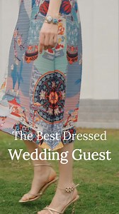 4K views · 45 reactions | Art and ease, pleated into every step. ✨ This high-neck dress features a vivid, painterly print and a flowing silhouette that moves with intention. Crisp pleats hold their shape while offering light structure and graceful drape. Mid-length sleeves and an easy fit make it your go-to for creative days, casual occasions, and everything in between. Tap to express confidence — in color, in shape, in motion.  | RichRadiqs | Facebook