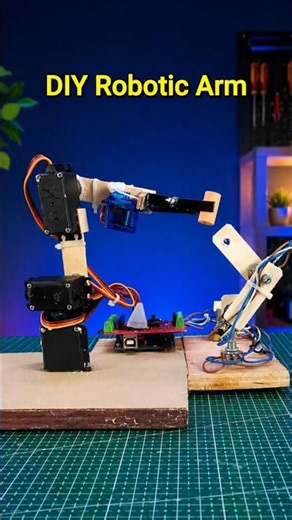 Arduino DIY Wooden Robotics Robot Arm + SG90 / MG996 Servo Motor