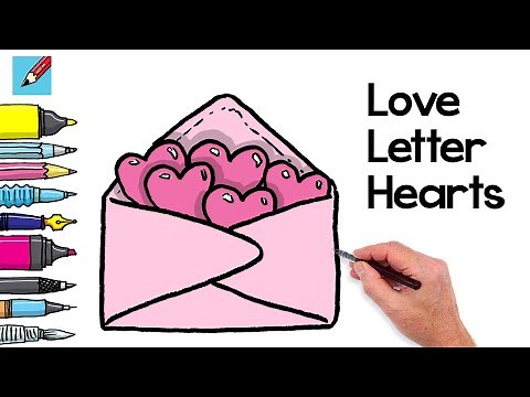 How to Draw Love Letters Real Easy for Valentines