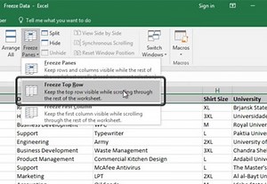 How to Freeze Panes and Rows in Excel in 60 Seconds | Envato Tuts