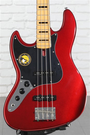 Sire Marcus Miller V5 4-string Left-handed Electric Bass Guitar - Candy Apple Red
