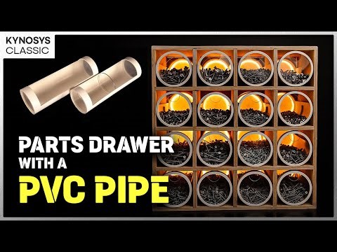 Parts Drawer with a PVC pipe │ DIY │ Kynosys Classic