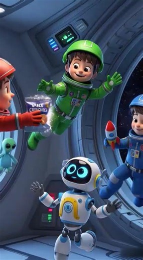 The First Kid Astronaut Mission 🚀 Magical Moon Adventure Animation