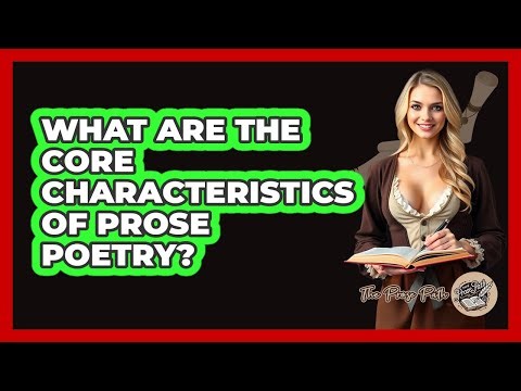What Are the Core Characteristics of Prose Poetry?