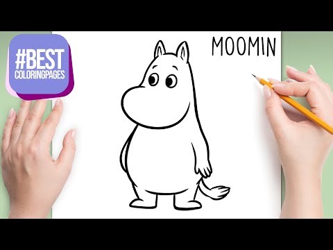 How to Draw Moomin - Easy Step by Step