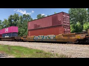 CSX I038 Double Stack Train NB