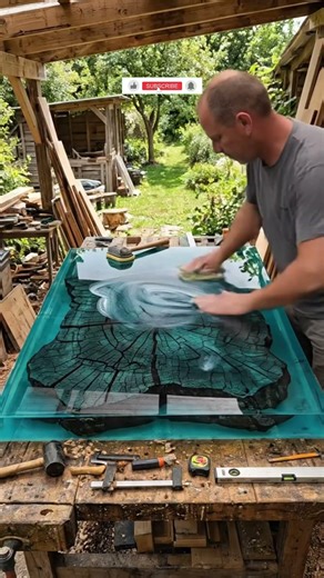 This Epoxy Table is Amazing 😍 #epoxyresin #epoxy