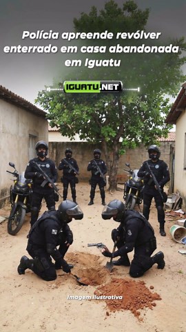Polícia apreende revólver enterrado em casa abandonada em Iguatu Uma equipe do RAIO apreendeu um revólver calibre .38 durante uma ação nesta semana, no bairro Vila Neuma, em Iguatu. Os policiais receberam denúncias anônimas informando que casas abandonadas na região estariam sendo utilizadas por indivíduos para esconder materiais ilícitos. Ao chegarem ao local, os agentes encontraram dois imóveis aparentemente desocupados e iniciaram buscas. No quintal de uma das residências, os policiais locali