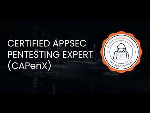 CAPenX | Certified AppSec Pentesting eXpert