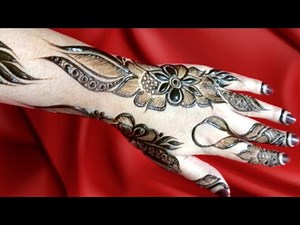 Simple Arabic Henna Mehedi Designs For Back Hand | New mehndi ka design | Dubai design step by step