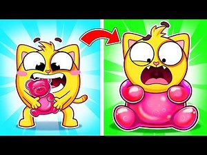 Gummy Tummy Fun and Yummy Song🍭🍬 | Funny Kids Songs And Nursery Rhymes by Baby Zoo TV