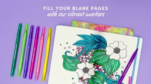 PAPERAGE Blank Journal Notebook, (Sky Blue), 160 Pages, Medium 5.6 in x 8 in - 100 GSM Thick Paper – Hardcover Journaling Notebook for Work, School, Note Taking or Sketching